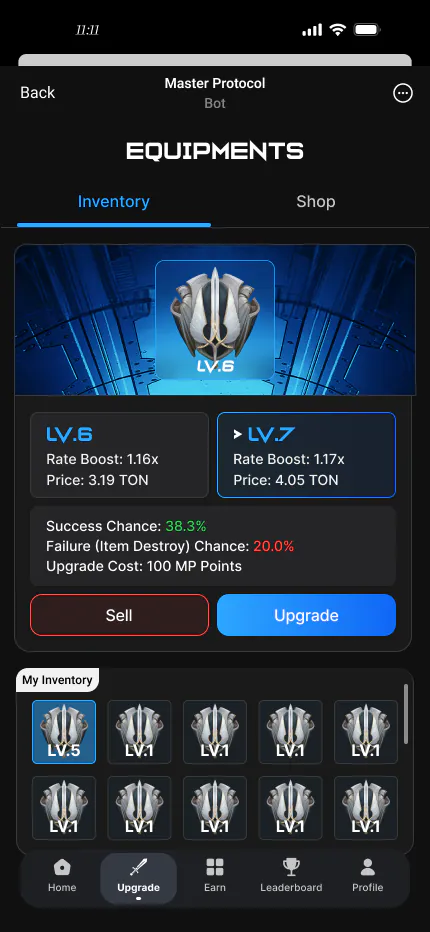 Upgrade success